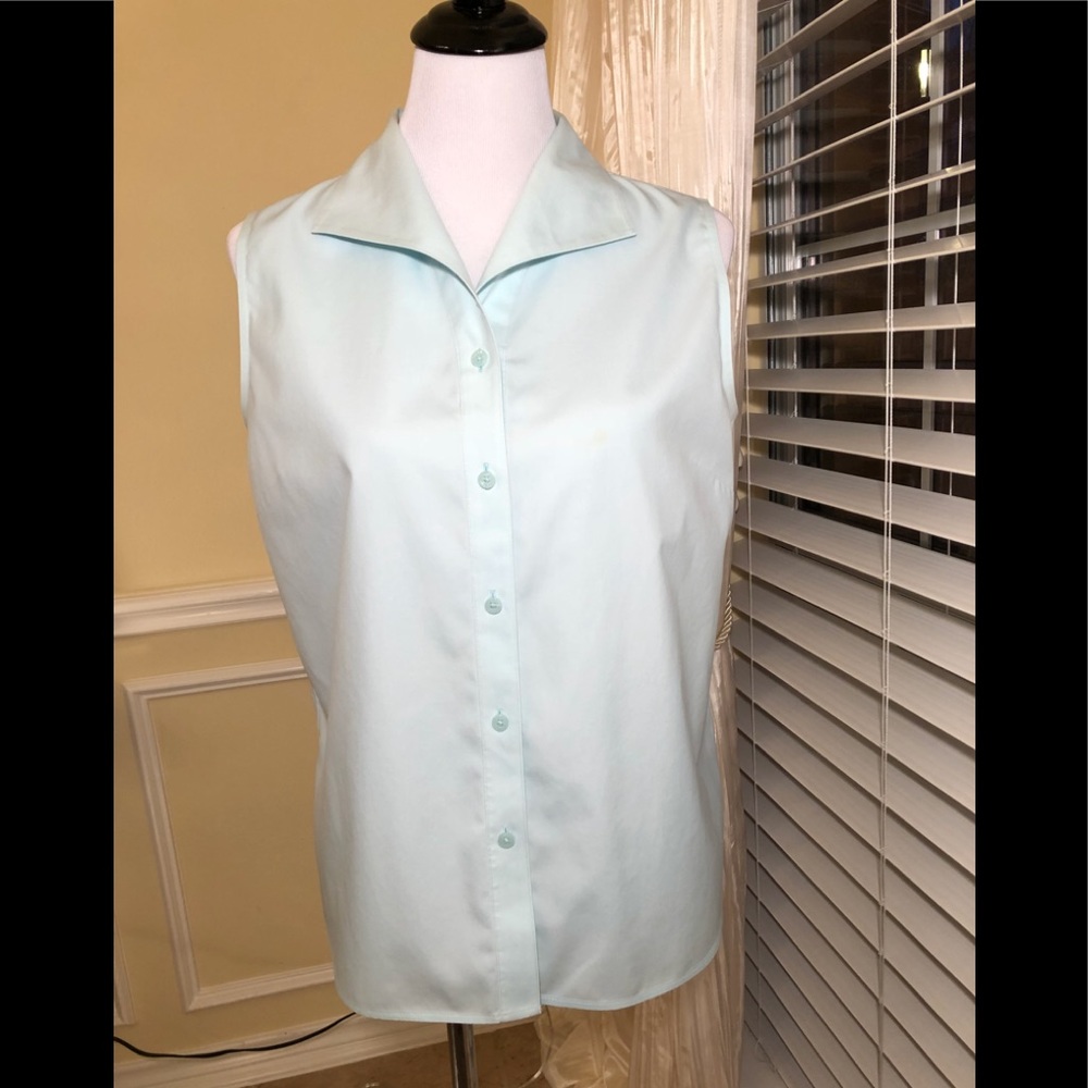 Westbound Gold Label Blue Sleeveless Blouse